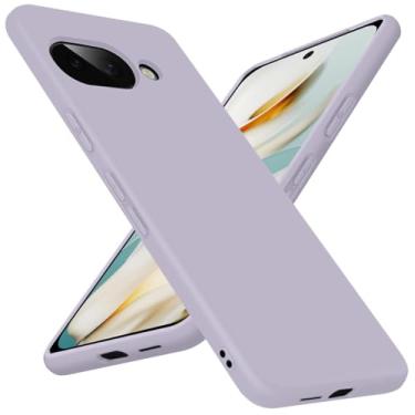 Imagem de Bastmei Capa projetada para Google Pixel 9a, [silicone TPU flexível + interior macio] Capas de telefone minimalistas, proteção de câmera à prova de choque antiarranhões leve fosca para Google Pixel 9a