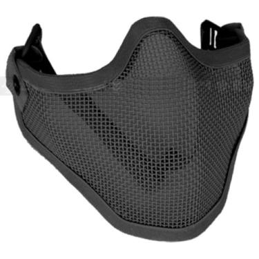 Imagem de Toys+ Máscara de Meia Face de Airsoft Máscara Preta Striker