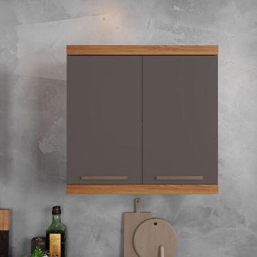 Imagem de Armário Aéreo Gold Master Arte Móveis Cinamomo/ Grafite