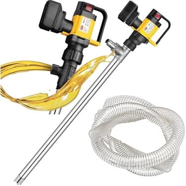 Imagem de Bomba De Barril De óleo Elétrico Hyqg, Bomba De Tambor De Combustível Grande De 130l / Mi, Bomba De Transferência De óleo Alimentada Por Bateria De, screw-tube