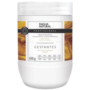 Imagem de Creme de Massagem Dagua Natural Óleo de Argan e Amêndoas 650g Ultra Hi