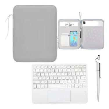 Imagem de Kit Case Bolsa +teclado Touch Pad P/ Para Galaxy Tab S6 Lite - Skin Za