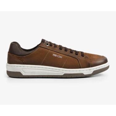 Imagem de Sapatenis Vox Ferracini - Ref: 8050 Masculino, 39, Caramelo, Tabaco