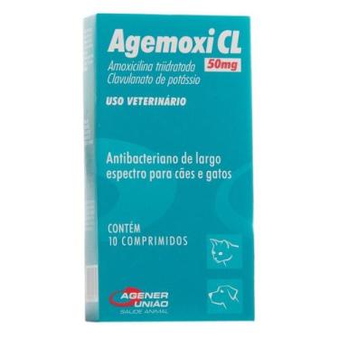 Imagem de Antibiótico Agener União Agemoxi CL 10 comprimidos