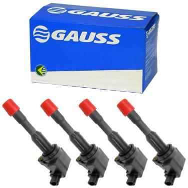 Imagem de Jogo Bobina Ignição Honda Fit 1.4 2004 A 2008 Gauss Gc4108