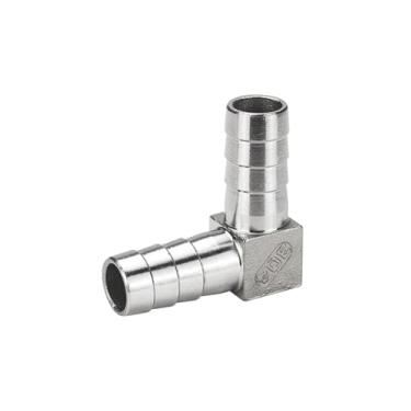 Imagem de MGAYTYOAG Cotovelo de Pagode de Aço Inoxidável 304 Ângulo Reto Cotovelo Pagode de Extremidade Dupla 90 Graus Mangueira de Couro Traquéia Junta em Forma de L (Diâmetro Externo 50 mm)