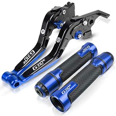 Imagem de Para BMW G310R G310GS 2017 2018 Acessórios de motocicleta Punhos Barra de mão Alavanca de embreagem de freio ajustável Alavanca de embreagem de freio de motocicleta (Cor: 11)