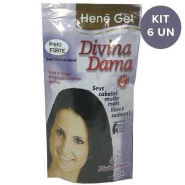 Imagem de Kit C/ 6un Hene Em Gel Divina Dama 180g Forte