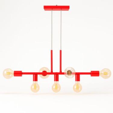 Imagem de Pendente Rubis Aluminio Teto E27 7 Luzes Lumini Lab