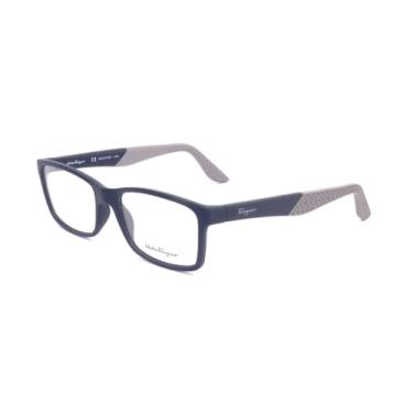 Imagem de Salvatore Ferragamo SF2908 401 Men's Matte Blue Frame Eyeglasses