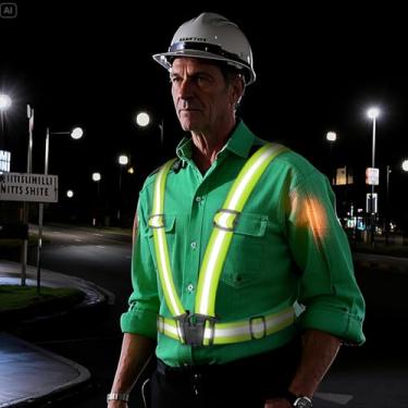 Imagem de Colete de segurança refletivo verde de alta visibilidade ajustável para ciclismo noturno, caminhada, corrida, cão, caminhada, adequado para homens, mulheres e crianças
