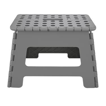 Imagem de Banqueta Plástico Dobrável Banco Portátil Até 150kg 22cm