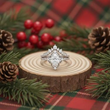 Imagem de 1 anel quadrado geométrico incrustado brilhante para mulheres requintadas joias finas vida diária namoro decoração para festa de formatura, Cobre, Sem pedra preciosa