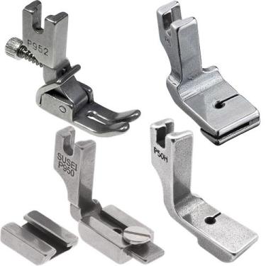 Imagem de 4 Calcador Pezinho Franzidor Franzir Costura Reta Industrial - EVOLVER