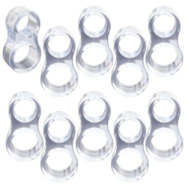 Imagem de Caishun 10 peças de proteção de parede de silicone invisível invisível de vidro invisível tampa de porta de chuveiro design sem cola protetor de portão de geladeira