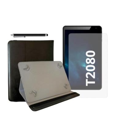 Imagem de Capa Universal Giratória Compatível Para Positivo Vision Tab 10 ou Kit Capinha e Caneta (Kit 3 Combo)