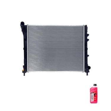 Imagem de Kit Radiador 500 1.4 8/16V C/Ar Manual + Aditivo DNK Rosa Concentrado