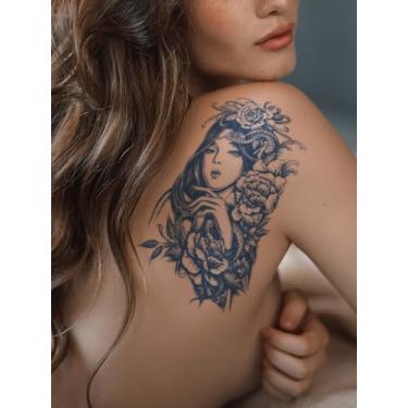 Imagem de Suco de ervas semipermanentes minimalistas tatuagens românticas elegantes femininas cobra rosa peônia festa todos os dias presente braço perna costas corpo tatuagem adesivo impermeável 1