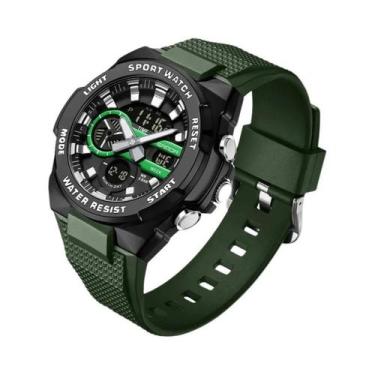 Imagem de Relógio Tático Militar Masculino Com Grande Mostrador Marca SANDA Reló