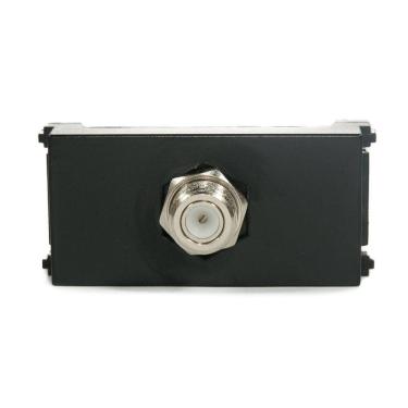 Imagem de Modulo Tomada Comunicacao Antena Tv 75 Refinatto Weg Preto