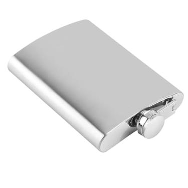 Imagem de Domary Frasco de álcool de Bolso de Aço Inoxidável, Leve e Portátil para álcool de Licor de Uísque, Cor de Aço Inoxidável 8/7/10oz, Cena Aplicável (8 onças)