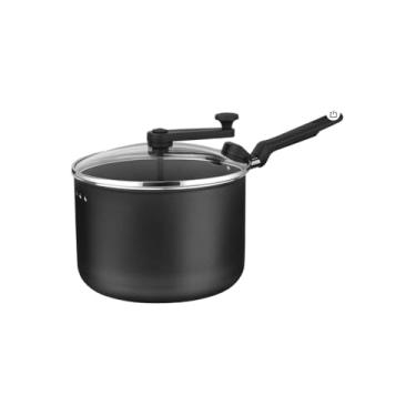 Imagem de Alegrete Pipoqueira Polida Vitória, Alumínio, 3,5 Litros, 22cm Diâmetro, com Manopla Giratória, Cabo Anatômico, para Pipoca Doce e Salgada