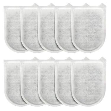 Imagem de Filtro de carbono de aquário para Tetra Whisper EX, cartuchos de filtro de carbono para aquário grande para Whisper EX30/EX45/EX70-pacote com 10