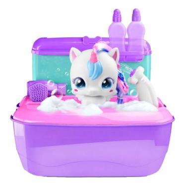 Imagem de Maleta unicornio +7 acessorios brincadeira interativa pet - Kilty Pop