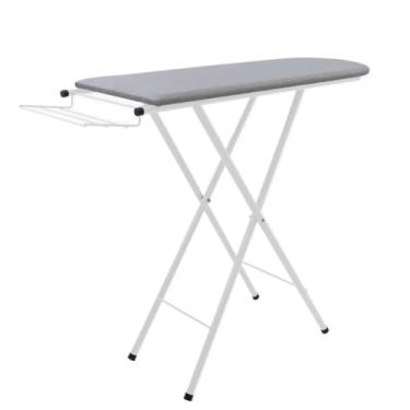 Imagem de Tábua De Passar Roupa Mesa Passadeira Dobrável(Branco - 4 Pés)