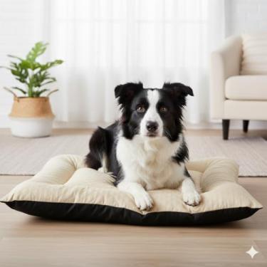 Imagem de Colchonete Pet Toddy Impermeável – Conforto e Proteção para o Seu Pet (Avelã)