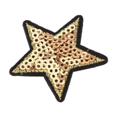 Imagem de Eujgoov Patches de Estrela de Lantejoulas 12 Peças Apliques de Ferro Em Pano para Crianças Faça você Mesmo Decoração de Tecido Jaquetas de Reparo Bolsas Chapéus