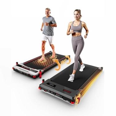 Imagem de AUXOM Esteira Ergométrica Eletrica, Esteira Portátil Fitness Residencial Até 120 kg Aparelhos de Academia em Casa (520F Almofada dupla face 220V)