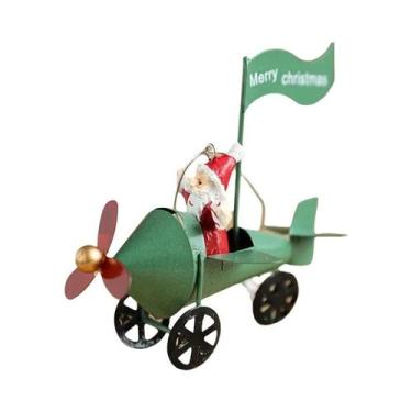 Imagem de Decorações De Natal Criativas Em Resina De Papai Noel E Rena Para Mesa