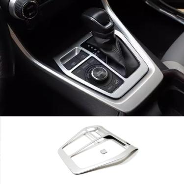 Imagem de KELEIMAI Acessórios de carro adequados para RAV4 2019 2020 2021 2022 2023 2024 console central painel de controle de mudança de marcha interior da tampa interior da moldura (prata fosco) ABS 1 peça