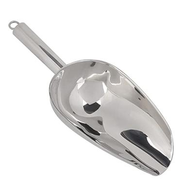 Imagem de Ainoli 1 peça de aço inoxidável multifuncional gelo colher de alimentos grãos de café pá de frutas secas (12 onças)