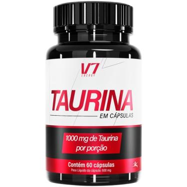Imagem de TAURINA 1000MG POR PORÇÃO 60 CÁPSULAS - V7 ENERGY-Unissex
