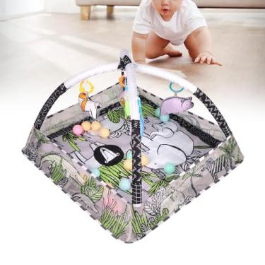 Imagem de Generic Tapete de Ginástica para Bebês, Gabinete de Ginástica Infantil Com Design Dobrável para Engatinhar e Aprender, Centro de Atividades Multifuncional Com Material Macio e