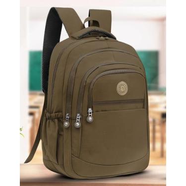 Imagem de Mochila Bolsa Escolar Faculdade Trabalho Grande Feminina Espaço Para N