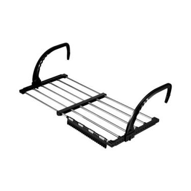 Imagem de Varal Dobrável Extensível De Aço Inoxidável 42-72cm Para Roupas, Sapat