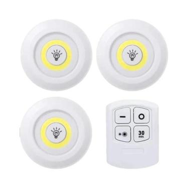 Imagem de Luz LED Operada Por Bateria Para Abaixo Do Armário Com Controle Remoto