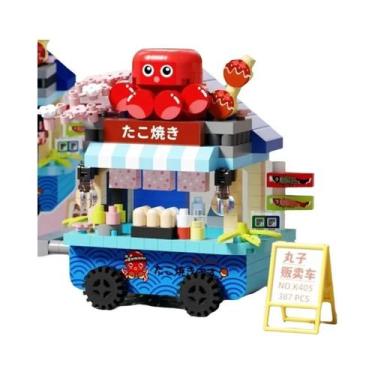 Imagem de Kit De Blocos De Montar DIY Para Meninas: Carro, Food Truck, Sorveteri