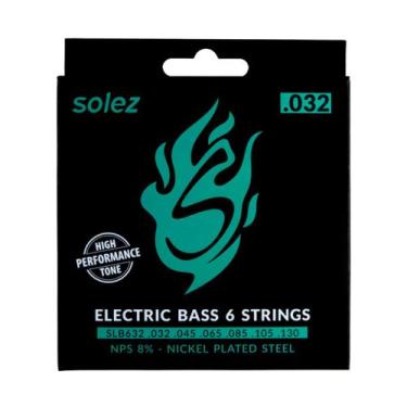 Imagem de Encordoamento para Contra Baixo 6 cordas SLB632 .032 Solez