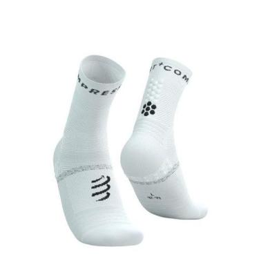 Imagem de Pro Marathon Socks V2.0 Branco e Preto - COMPRESSPORT, T3