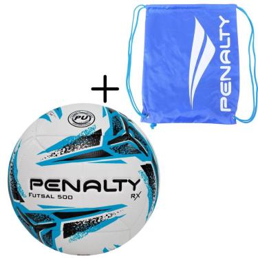 Imagem de Kit 01 Bola De Futsal Penalty RX 500 XXIII 2023+1 Bolsa,Sacola Penalty De Ginastica Academia Gym Bag