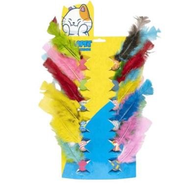 Imagem de Bola para Gatos Ping Pula Cores Sortidas com 1 Unidade - SAO PET