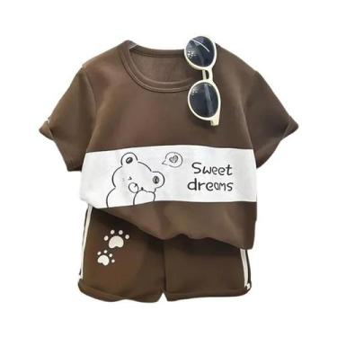 Imagem de Conjunto De Roupas De Verão Em Algodão Para Crianças, Camisetas De Man