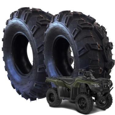 Imagem de Par Pneus Dianteiro Moto Quadriciclo Honda Fourtrax 24x8-12 - RX TIRES