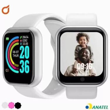 Imagem de Smartwatch Relógio Digital D20 Original Masculino E Feminino - Woofs, 