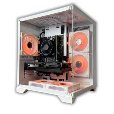 Imagem de PC Gamer Branco ou Preto Intel i5 12400  RTX 5060 8GB GDDR7  32GB RAM 