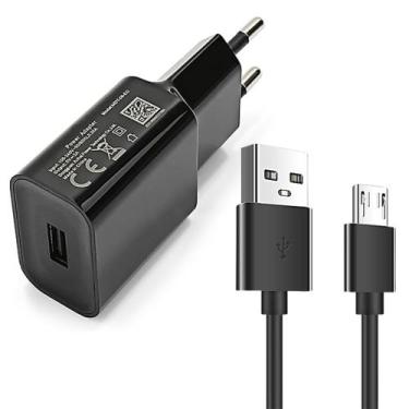 Imagem de Carregador Compatível P/ Motorola Moto C, Moto C Plus Cabo Micro-USB 1